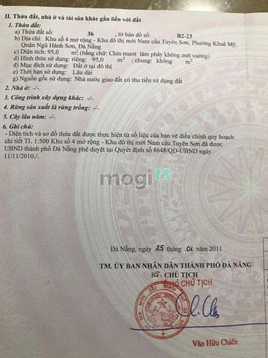 Hình ảnh bán lô đất khuê mỹ ngũ hành sơn vi tri cực đêp