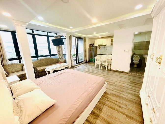 Hình ảnh Căn Hộ 1Pn Nội Thất Cao Cấp, View Bờ Kè, Máy Giặt riêng Q1