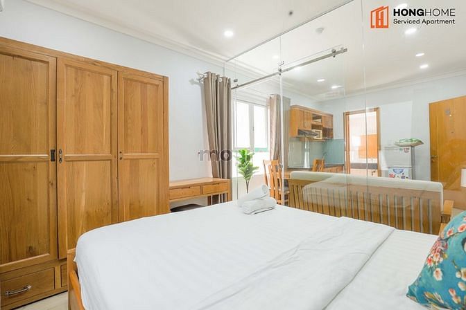Hình ảnh Căn Hộ 1Pn Full NT BALCONY 50m Gần Chợ Tân Định Q1