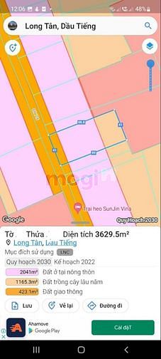 Hình ảnh 🌳NGỘP NỢ_ĐÀNH BÁN LỖ_Bán Lỗ 3.6 Sào đất MT DH716 Long Tân, Bình Dương