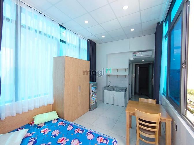 Hình ảnh Một Căn Studio Siêu Phẩm Thiết Kế Hiện Đại - 2 mặt cửa sổ đón gió