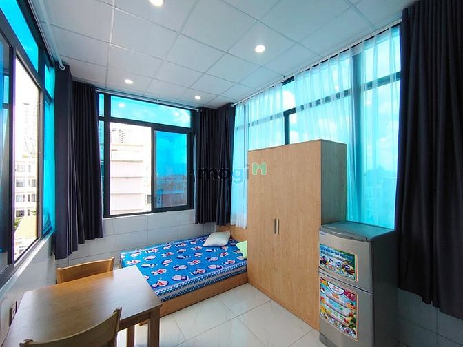 Hình ảnh Một Căn Studio Siêu Phẩm Thiết Kế Hiện Đại - 2 mặt cửa sổ đón gió