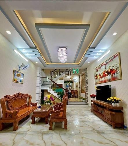 Hình ảnh Nhà Chu Văn An, Bình Thạnh, 4x14m, 4 tầng, 4PN