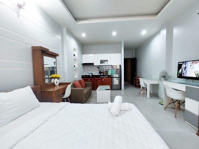 Hình ảnh Căn Hộ Siêu Rộng 45m2_Chỉ Tính Điện Nước_Sát Chợ Bến Thành
