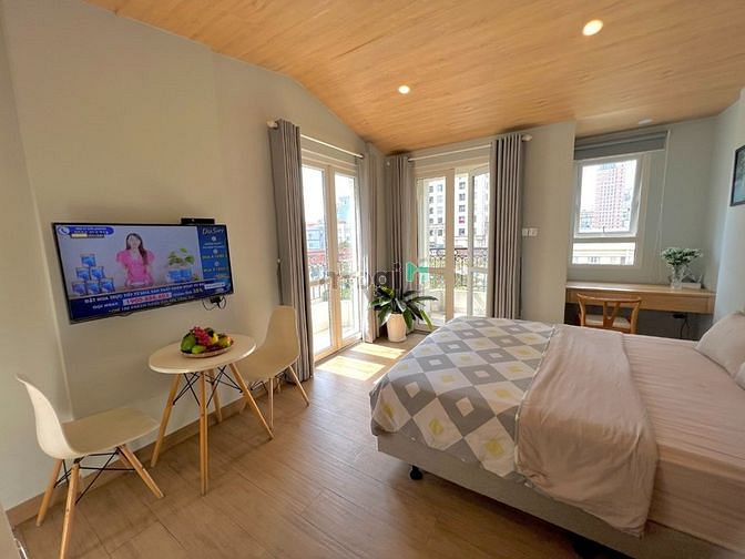 Hình ảnh Căn studio_2 ban công_smart TV_30m2_Gần ĐH Luật Quận 4