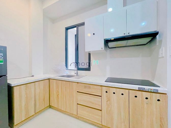 Hình ảnh Căn Hộ 1PN Có bancon Quận Phú Nhuận Mới 100% có bếp hút mùi