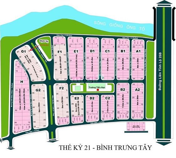 Hình ảnh Mở bán khu dân cư Thế Kỷ 21, Thạnh Mỹ Lợi, quận 2. DT 100m2. Đã có sổ