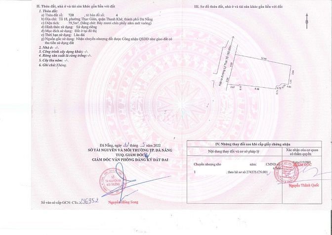 Hình ảnh Cần bán đất nền kiệt Lý Thái Tổ, Trung tâm thành phố