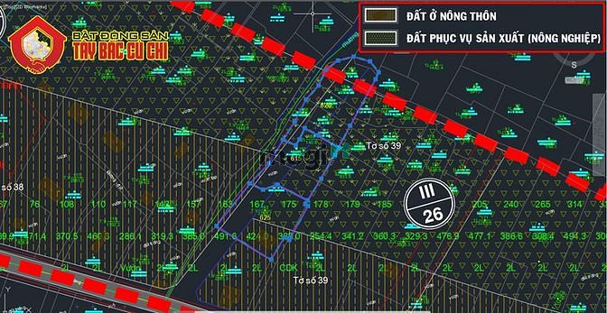 Hình ảnh Bán đất 1/ đường cây gõ - 4611m2 - 40x136 - 300m2 thổ cư - xã an phú