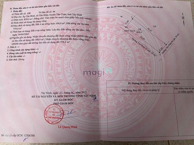 Hình ảnh đất tân hiệp tân châu tây ninh