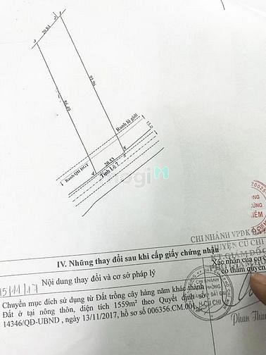 Hình ảnh Bán đất đường tỉnh lộ 7 - 1792m2 - 20x92 - 1559m2 thổ cư - xã an nhơn