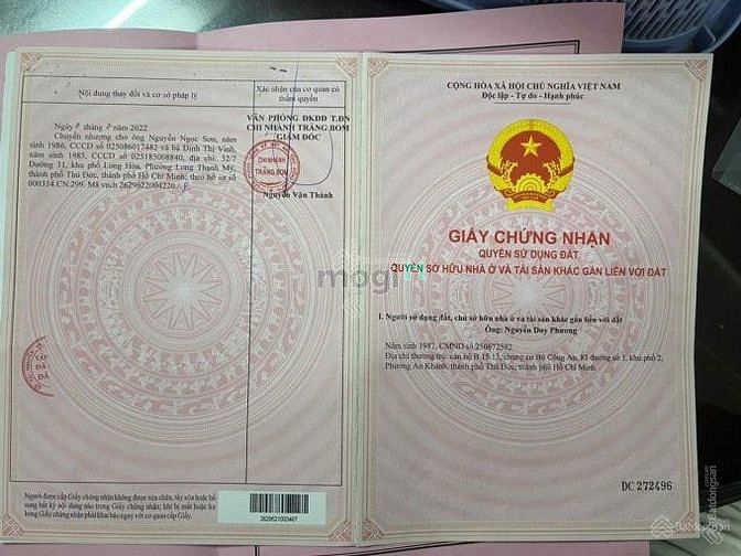 Hình ảnh Đầu tư đất sổ đỏ chỉ TT 990tr kề chợ, KCN