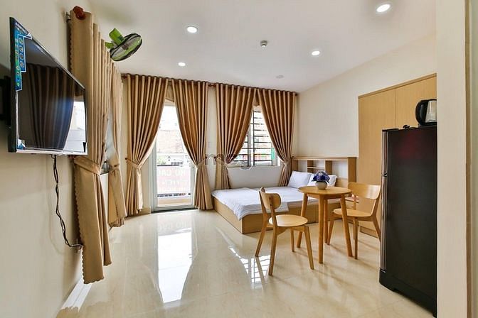 Hình ảnh Studio 1 phòng ngủ Tân bình đầy đủ nội thất- ban công thoáng mát