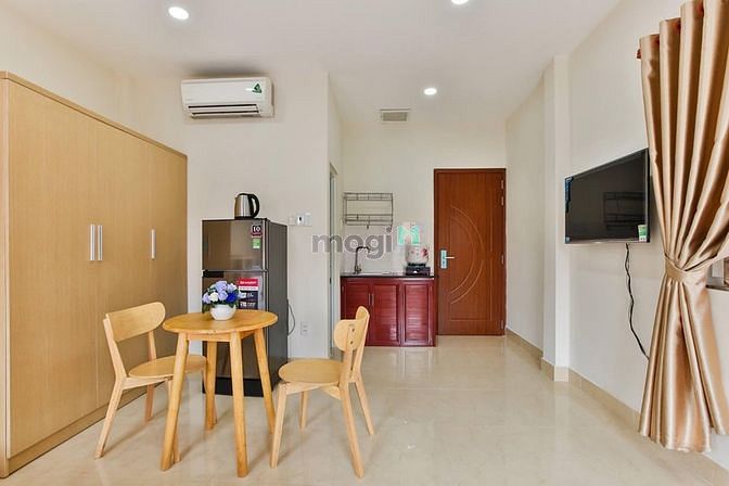 Hình ảnh Studio 1 phòng ngủ Tân bình đầy đủ nội thất- ban công thoáng mát