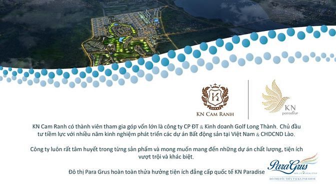 Hình ảnh Đất nền đô thị biển bãi dài, dự án KN Paradise giá tốt nhất Vịnh Cam R