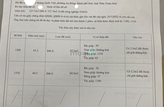 Hình ảnh Bán đất kiệt số 2 HOÀNG QUỐC VIỆT - ngay TTTP - DT 64m2 CHỈ 1,7x TỶ