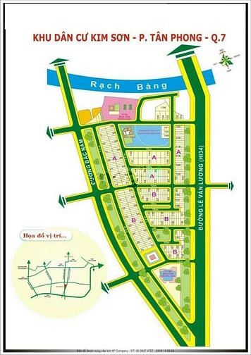 Hình ảnh Mở bán 20 lô đẹp KDC Kim Sơn, Quận 7. Cách Lotte Mart 400m