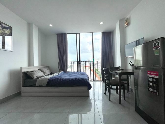 Hình ảnh Siêu Phẩm Căn Hộ Ban Công Giá Rẻ Khu Vực Phan Văn Trị
