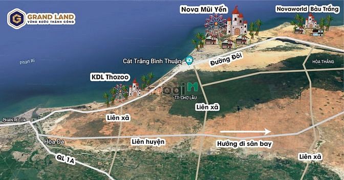 Hình ảnh Bán đất 3000m2 gần biển,cao tốc,dự án Nova,150k/m2