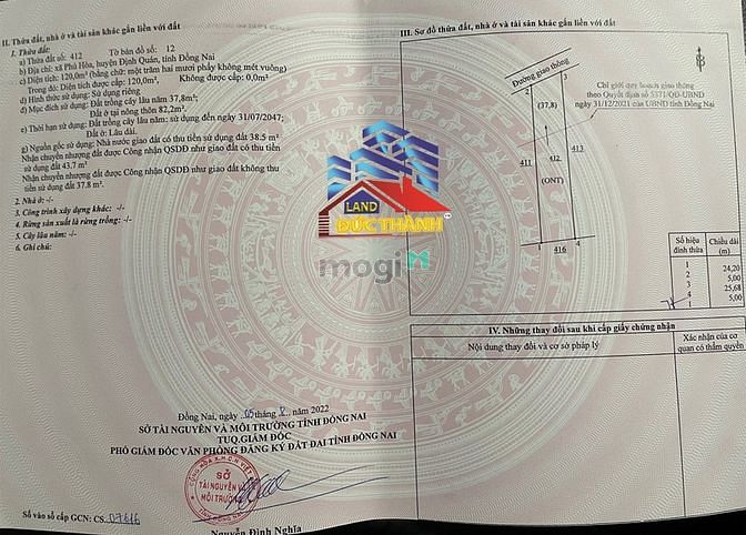 Hình ảnh Mở bán 6 nền đất ở nông thôn. 💯% thổ cư