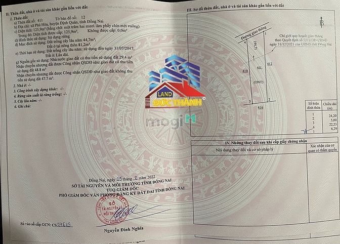 Hình ảnh Mở bán 6 nền đất ở nông thôn. 💯% thổ cư