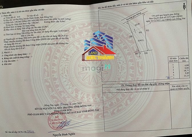 Hình ảnh Mở bán 6 nền đất ở nông thôn. 💯% thổ cư