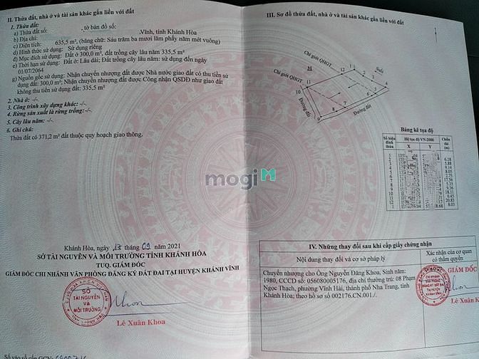 Hình ảnh Đất vườn ngay trung tâm khánh vĩnh - Khánh Hòa