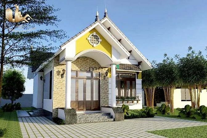 Hình ảnh Thiết kế - Thi công nhà cấp 4 mái thái