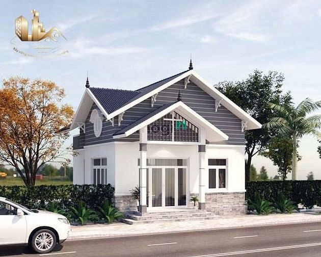 Hình ảnh Thiết kế - Thi công nhà cấp 4 mái thái