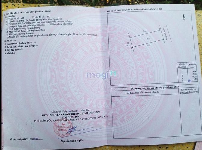 Hình ảnh Bán 110m2 đất ở, sổ sẵn gần KCN Dầu Giây giá chỉ 1 tỷ