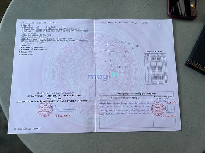 Hình ảnh Bán lô Đất đồi 5ha7  có suối tại Sơn Thái Khánh Vĩnh - Khánh Hòa