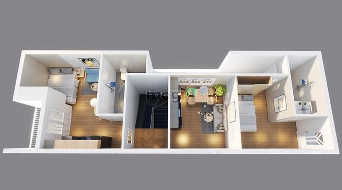Hình ảnh Căn Hộ 1PN_70m2_Siêu to_Full nội thất_Ban công_ bình thạnh