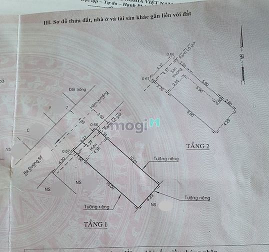Hình ảnh Hẻm xe tải, sát Aeon Tân Phú, 4.3x12, chỉ 3.85 Tỷ