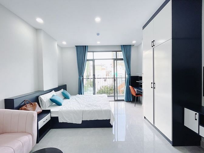 Hình ảnh Căn Hộ Mới 100% - 1PN Ban Công Máy Giặt Riêng Ngay Chợ Tân Định