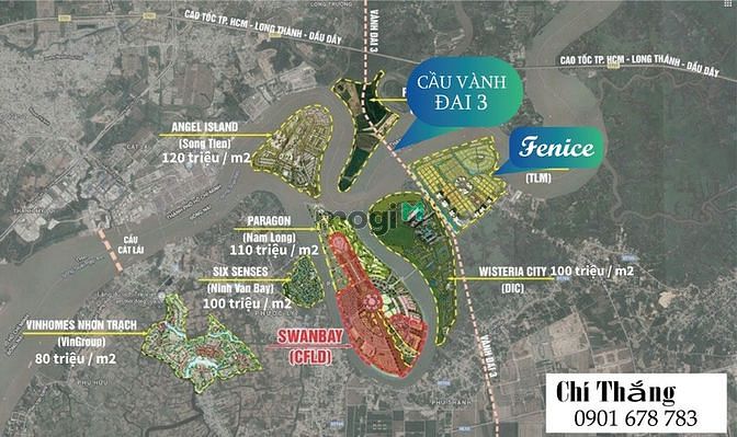 Hình ảnh Bán đất nên 125m2, 5x25 MT Đường Vành Đai 3, View Sông Nhỉnh 5 tỷ