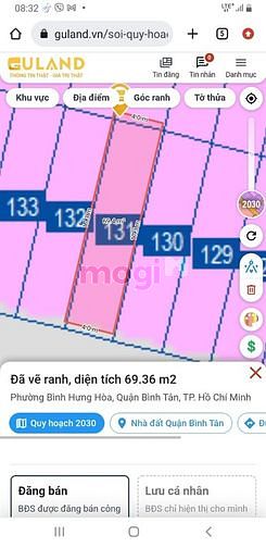 Hình ảnh Đất hẻm 6m đường số 9, BHH, 4 x17m chỉ 3,7 tỷ.