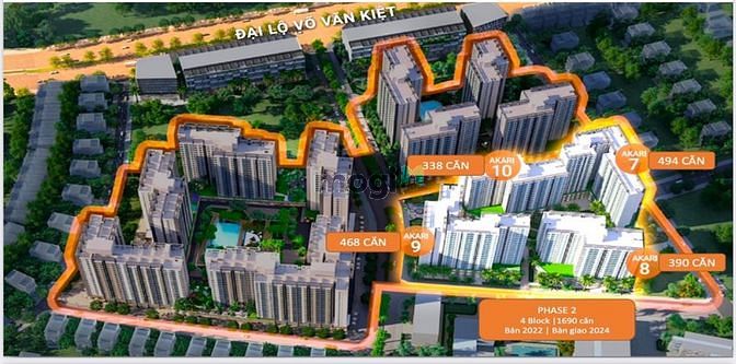 Hình ảnh Mở bán phân khu mới dự án Trang Chủ MB66.COM / Đăng Ký Tặng 66K Akari - Võ Văn Kiệt giá từ 45tr/m2