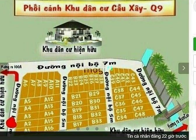 Hình ảnh Bán đất hẻm 4 đường Cầu Xây Phường Tân Phú Quận 9