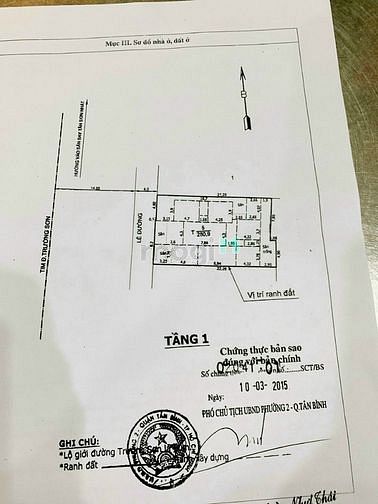 Hình ảnh Cần bán nhà mặt tiền Trường Sơn, P2, Tân Bình.
