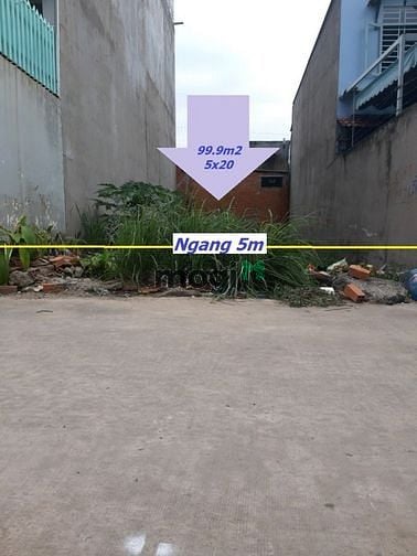 Hình ảnh Bán Đất 5x20 99.9m An Phú Đông 25 Quận 12 Giá 3.6Tỷ