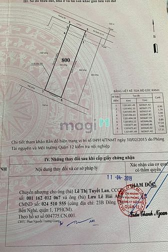 Hình ảnh Bán Đất 5x20 99.9m An Phú Đông 25 Quận 12 Giá 3.6Tỷ