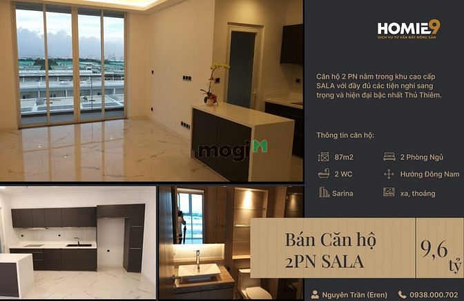 Hình ảnh Bán Sarina SALA 2PN giá chính chủ