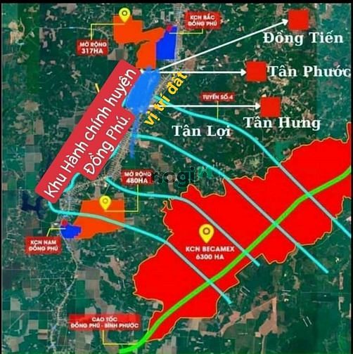 Hình ảnh Bán Đất Tại Huyện Đồng Phú-Bình Phước, Đường QH 26m