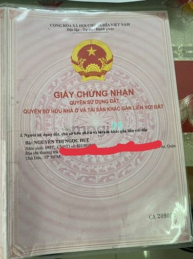 Hình ảnh Bán gấp đất Tân Phú Quận 9 300m2