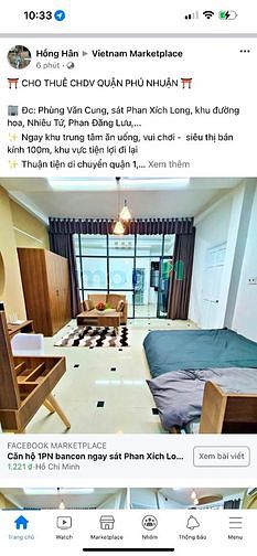 Hình ảnh CHDV ban công, thang máy, full nội thất ngay Phan Xích Long