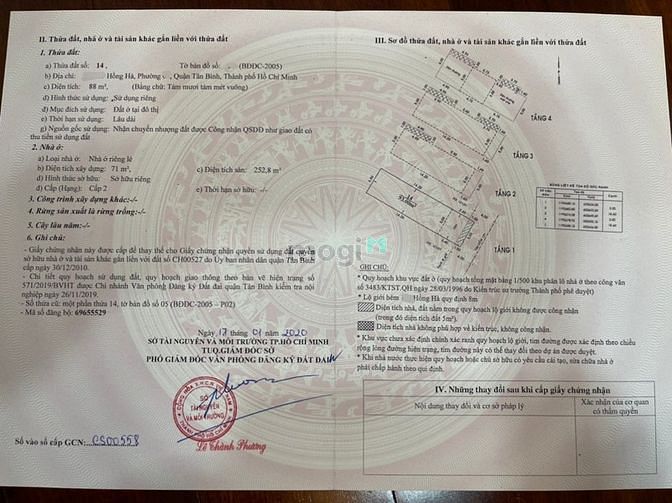 Hình ảnh Bán nhà hẻm 8m Hồng Hà, P.2 , Q.Tân Bình, TP.HCM-18,5 tỷ