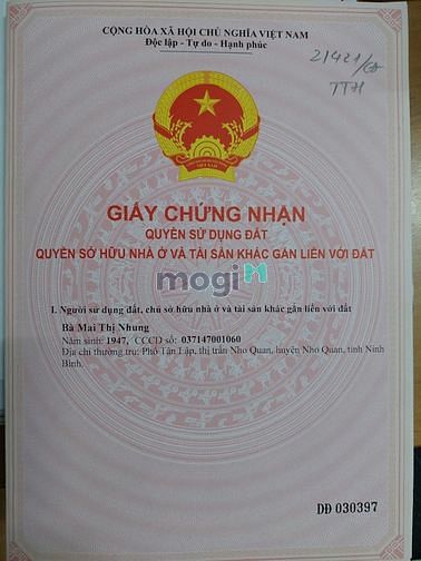 Hình ảnh Bán đất hẻm 256 (hẻm số cũ 358) đường Dương Thị Mười, P. Tân Thới Hiệp