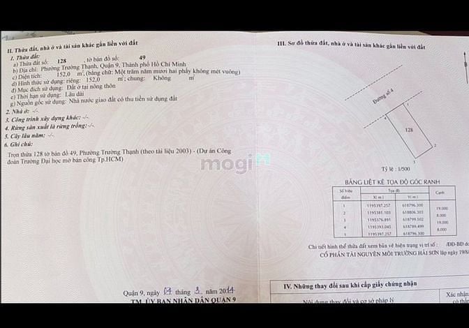Hình ảnh Bán đất ngang 8 khu du kịch bcr đường tam đa .P trường thạnh .Q9