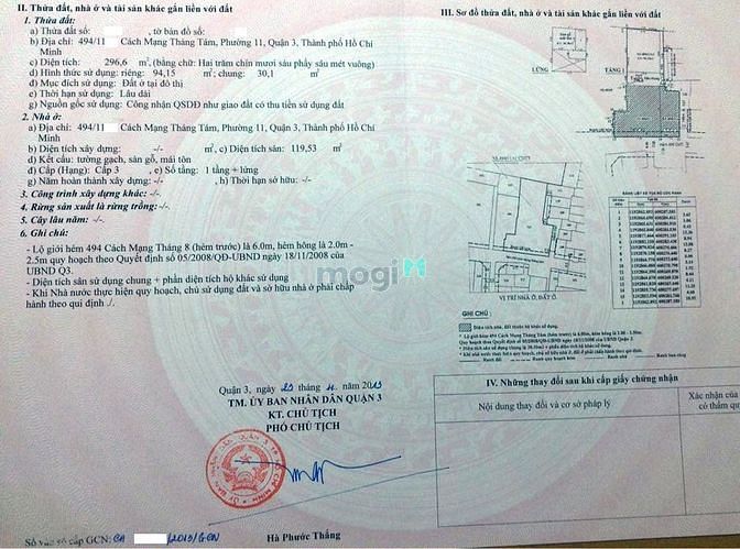 Hình ảnh Nhà giá rẻ cấp 4 94m2 CMT8 P11 Q3