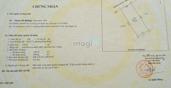 Hình ảnh Chính chủ bán đất trung tâm TP Vinh mặt đường Tô Bá Ngọc